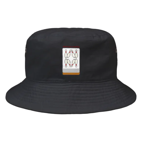 ボウリングピンズのパーピン ( 架空麻雀牌シリーズ) Bucket Hat