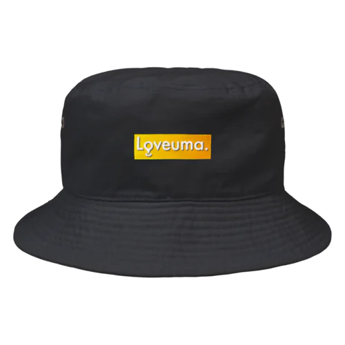 Loveuma. Box Logo Bucket Hat