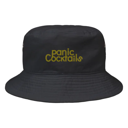 Panic Cocktails BoldLogo YellowDot Bucket Hat