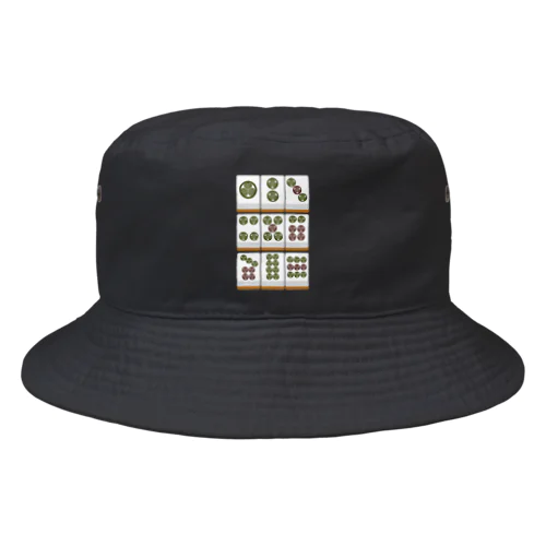 葵のピンズ ( 架空麻雀牌シリーズ) Bucket Hat