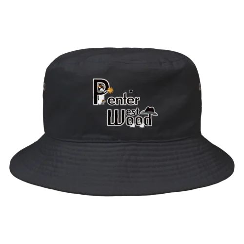 Penter west wood （濃色系） Bucket Hat