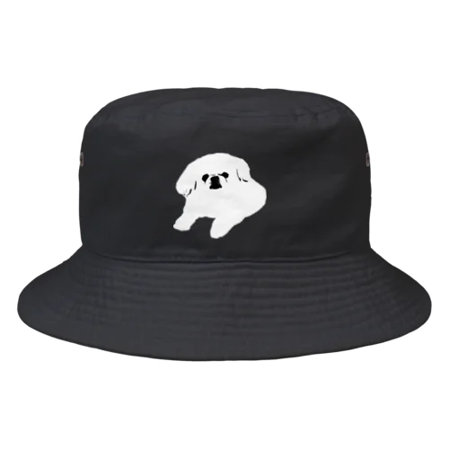 ワンポイント ペキニーズ【せいこせんせい】犬 Bucket Hat