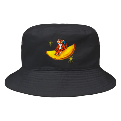 Fried me to the moon（Yes,Potato!）のトラちゃん Bucket Hat