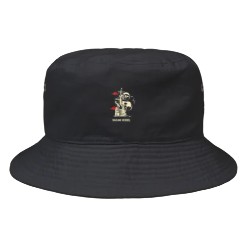 天空に航海する帆船 Bucket Hat