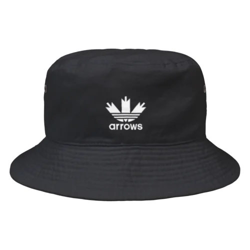 arrows_白字 Bucket Hat