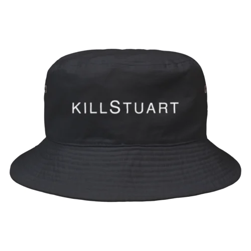 KILL STUART-キル スチュアート-白ロゴ バケットハット
