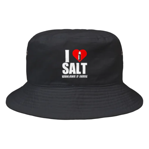 I LOVE SALT(黒) バケットハット