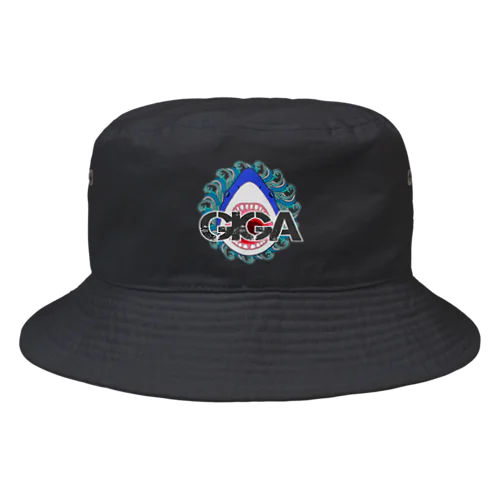 ぎがばいと 鮫デザイン Bucket Hat