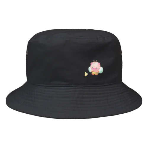 ミツバチぶたさんと蜂の子さん Bucket Hat