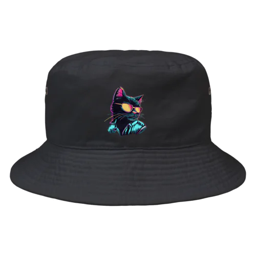 ネオンキャット Bucket Hat