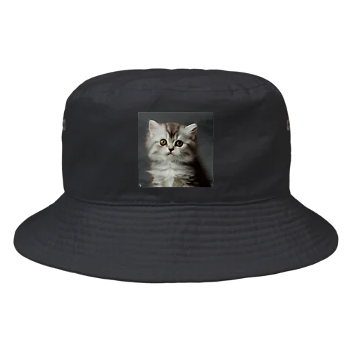アメリカンシートヘアの子猫　可愛いアニメーション Bucket Hat