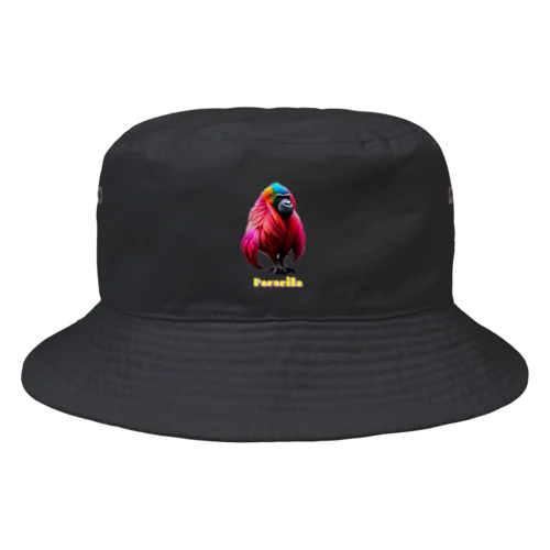 Pararila(パラリラ)：オウムとゴリラの魅力的なコラボ Bucket Hat