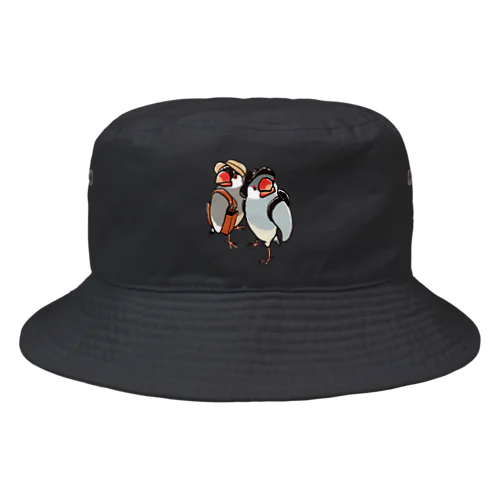 文鳥ちゃん知らない街を探検 Bucket Hat