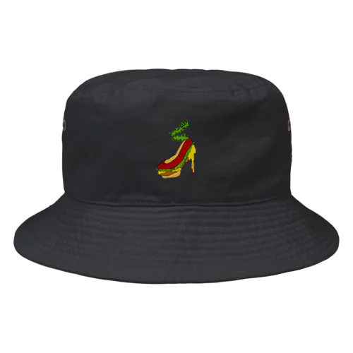 ハンバーガーヒール単品 Bucket Hat