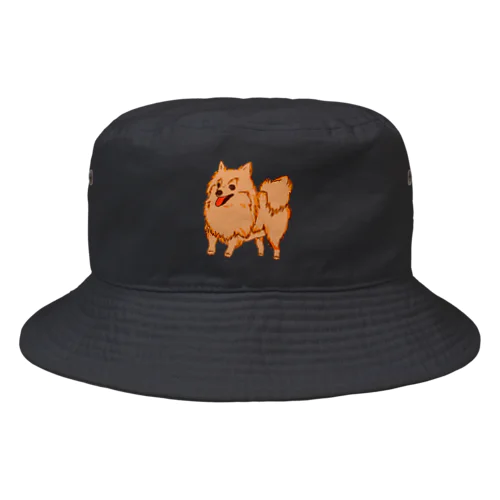 イヌドッグ　ポメラニアン(オレンジ) Bucket Hat