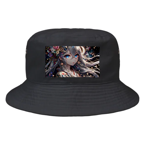 月下の神秘的な夜 Bucket Hat