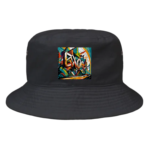 ストリートアート Bucket Hat