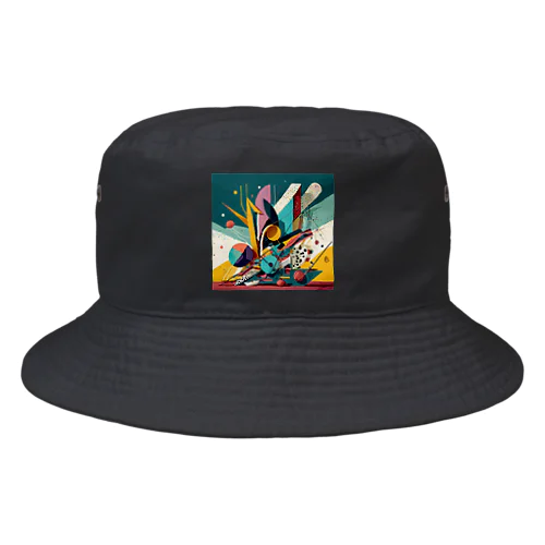 ガラクタアート Bucket Hat