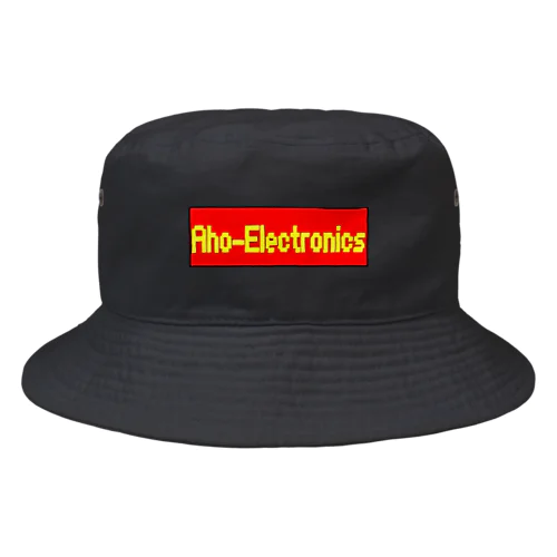 Aho-Electronics ビビットロゴ Bucket Hat