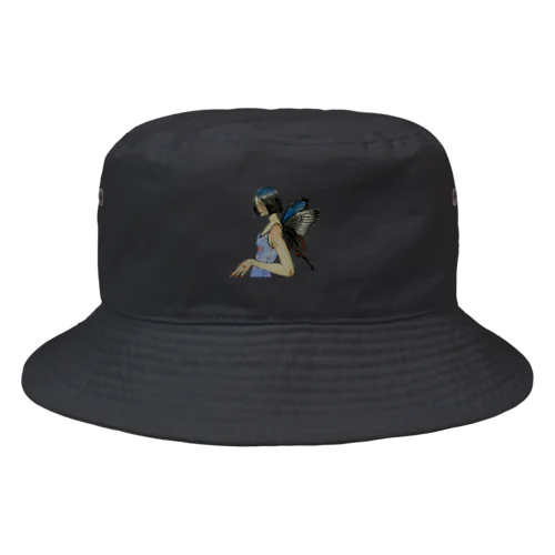 カラスアゲハ Bucket Hat