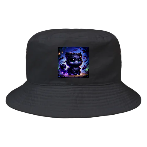 闇属性の猫2 Bucket Hat