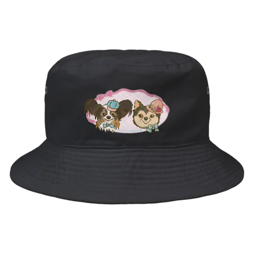 れおまるくんとみんちゃんのリボン Bucket Hat