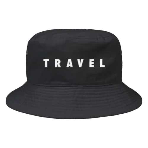 TRAVEL(白文字) Bucket Hat