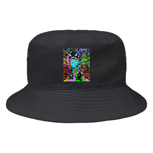 宇宙人類皆兄弟 VERTICAL Bucket Hat