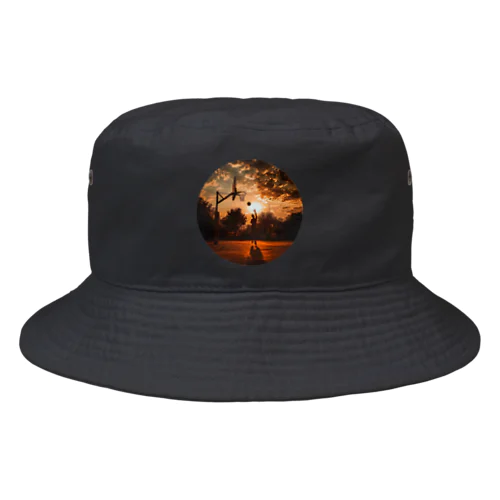 バスケットボール Bucket Hat