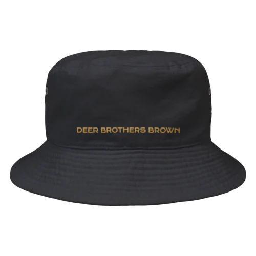 DEER BROTHERS BROWN オリジナル Bucket Hat