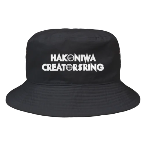 HAKONIWA 2nd TEXT LOGO BACKET HAT / BLACK バケットハット