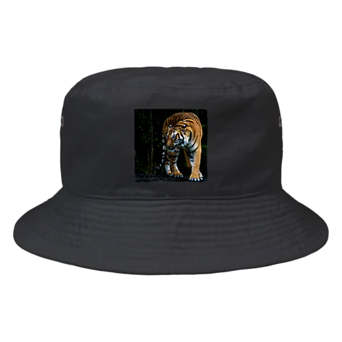 Tiger_虎 Bucket Hat