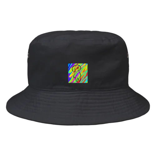 絵画ミドリムシ君 Bucket Hat