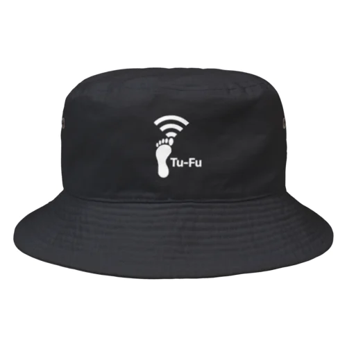 Tu-Fu(痛風)受信中(White) Bucket Hat