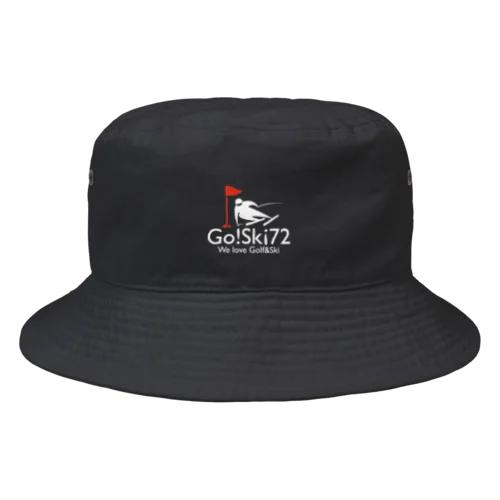 Go!Ski72 バケットハット 黒 Bucket Hat