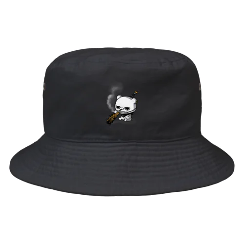 ブチギレ毒舌くま(🚬) Bucket Hat