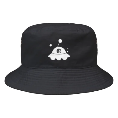 UFO 白 Bucket Hat