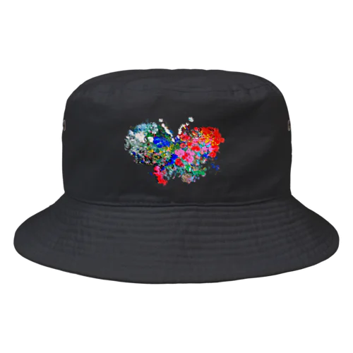 ポコ太郎てんてんチョウチョ Bucket Hat