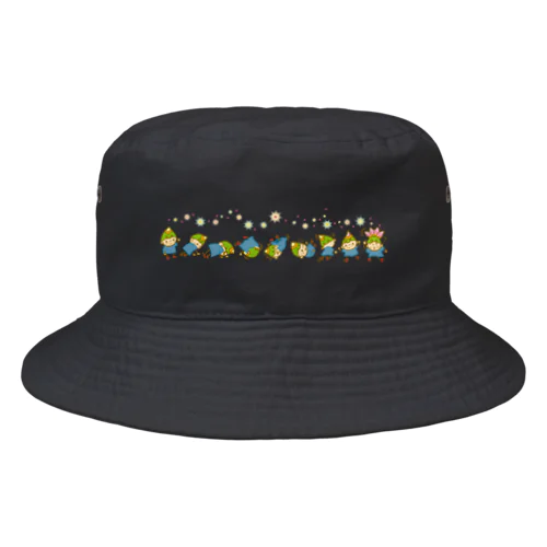 でんぐり返し Bucket Hat