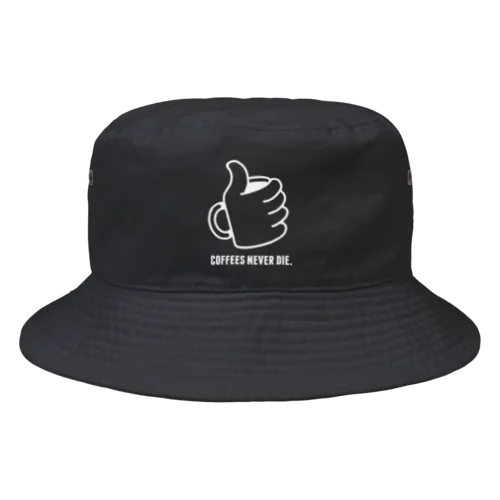 "コーヒーは死なせない"D Bucket Hat