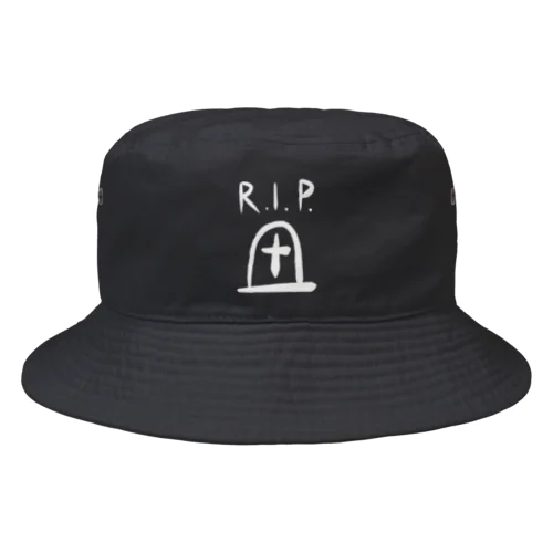 シンプルR.I.P. Bucket Hat