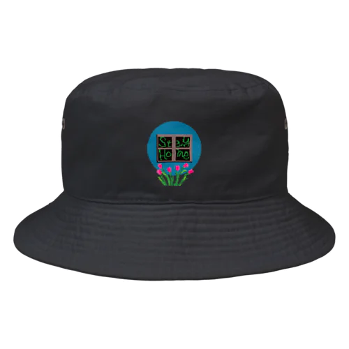 ドットStayHome Bucket Hat