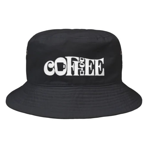 COFFEE(白ロゴ) Bucket Hat