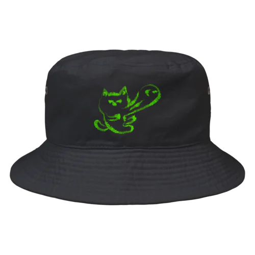 爪の伸びたねこ Bucket Hat