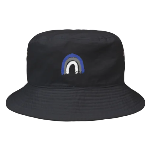 blue_Rainbow Bucket Hat