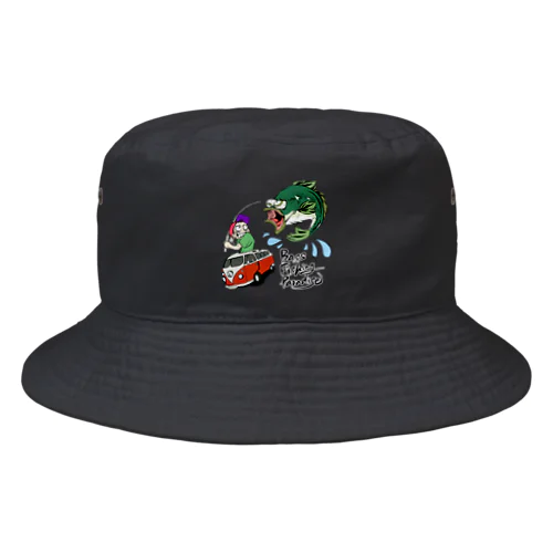 bass　fishing　paradise Bucket Hat