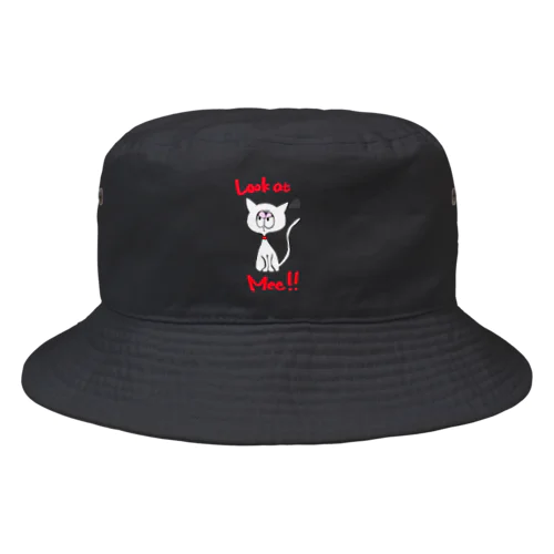 ミルクさんバケットハット黒 Bucket Hat