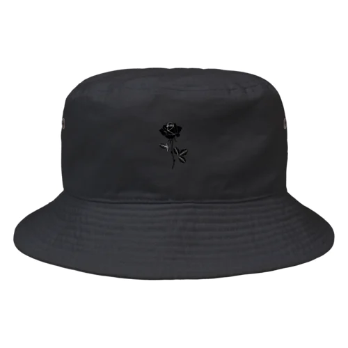 黒薔薇モチーフ  Bucket Hat
