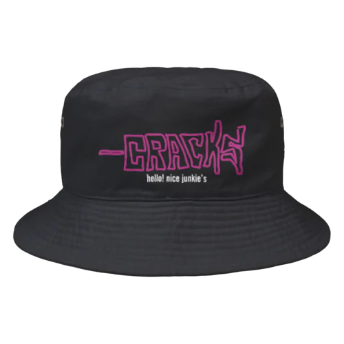 cracks logo BACKET HAT バケットハット