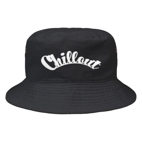 Chilloutロゴ〈白〉 Bucket Hat